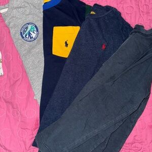 Bundle boys set, shirts polo credits and other